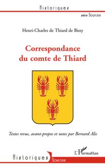 Correspondance du comte de Thiard