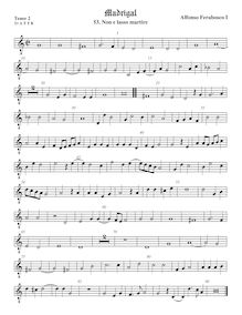 Partition ténor viole de gambe 3, octave aigu clef, madrigaux, Ferrabosco Sr., Alfonso