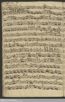 Partition violons I, Symphony en F major, F major, Rosetti, Antonio par Antonio Rosetti