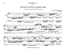 Partition Mit Fried’ und Freud’ ich fahr’ dahin, BWV 616, Das Orgel-Büchlein