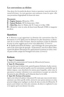 Français 1999 Littéraire Baccalauréat général