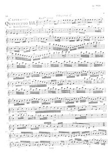 Partition parties complètes, 5 corde quintettes, Boccherini, Luigi par Luigi Boccherini