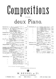 Partition Piano 1, Symphony No.2, Little Russian, C minor, Tchaikovsky, Pyotr