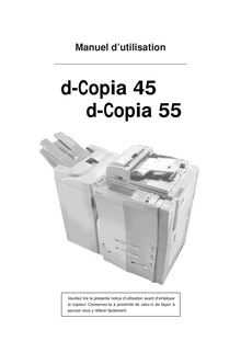 Notice  Photocopieuse Olivetti  d-Copia 55