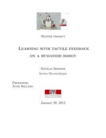 Learning with tactile feedback