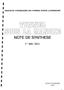 a href "../documents/temis/1467/" title "1M"Tunnel sous la Manche. Note de synthèse./a