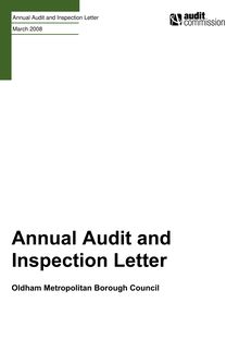 2006-2007 - Annual Audit and Inspection Letter -  Oldham MBC v1.0