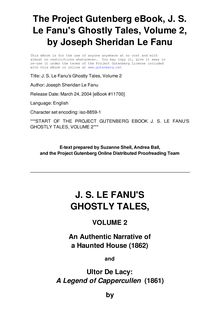 J. S. Le Fanu s Ghostly Tales, Volume 2