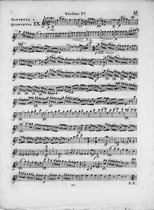 Partition violon 1, Symphony No.102 en B♭ major, Sinfonia No.102