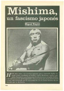 Mishima, un fascismo japonés