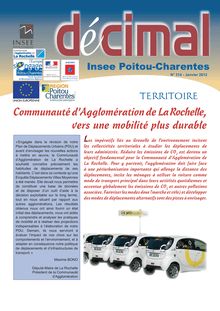 Communauté dAgglomération de La Rochelle, vers une mobilité plus durable
