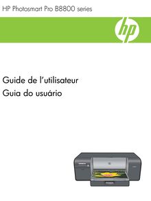Notice Imprimantes HP  Photosmart Pro B8800