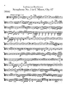 Partition altos, Symphony No.5, Op.67, C minor, Beethoven, Ludwig van par Ludwig van Beethoven