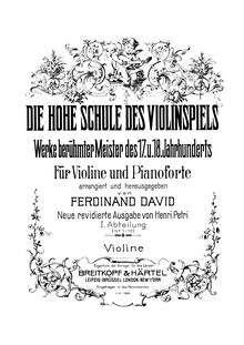 Partition de violon, Sonatæ, violon solo, … ab Henrico I F Biber … Anno MDCLXXXI.