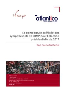 Election présidentielle de 2017 - Sondage Ifop pour Atlantico