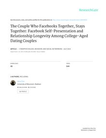 The Couple Who Facebooks Together, Stays Together: Facebook Self-Presentation and Relationship Longevity Among College-Aged Dating Couples