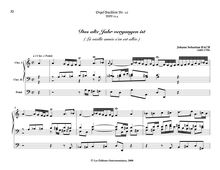 Partition Das alte Jahr vergangen ist, BWV 614, Das Orgel-Büchlein