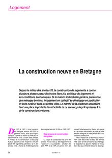La construction neuve en Bretagne (Octant n° 77)