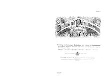 Partition parties complètes, Gradus ad Parnassum, Op.52, Gradus ad Parnassum. Sammlung v. mehrstimm. Musikstücken zur Uebung im Ensemblespiel