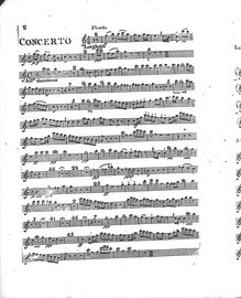 Partition flûtes, hautbois, Piano Concerto No.7, Op.29, C major