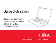 Notice Ordinateur portable Fujitsu  Lifebook V1040