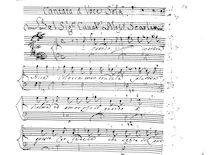Partition , E quando ingrata Alice, 16 Chamber cantates, 17 Cantaten für eine Solostimme