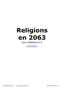 Religions en 2063