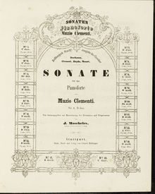 Partition Sonata No.1 en B♭ major, Four Piano sonates, Op. 12, Clementi, Muzio