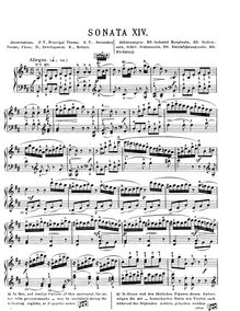 Partition complète, Piano Sonata No.18, Trumpet Sonata ; Hunt Sonata