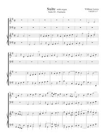 Partition Fantasia VdGS No.117 - partition complète,  No.2 pour 2 violes de gambe et orgue