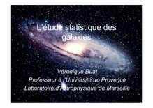 L étude statistique des galaxies
