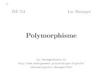 cours sur le polymorphisme