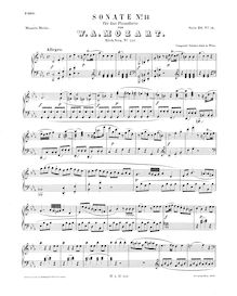 Partition complète, Piano Sonata No.14, C minor, Mozart, Wolfgang Amadeus par Wolfgang Amadeus Mozart
