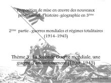 Cours sur les guerres mondiales et les régimes totalitaires (1914-1945) - cours d histoire pour les élèves de troisième