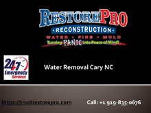 24/7 Emergency Water Removal Service Cary NC