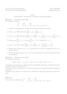 Licence de Sciences Economiques Annee Universite de Nice Sophia Antipolis Mathematiques L1