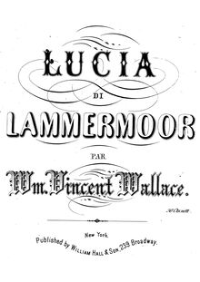 Partition complète, Fantaisie de salon on Donizetti s Lucia di Lammermoor