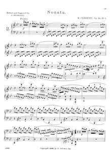 Partition Sonata No.1 en B♭ major (filter), Four Piano sonates, Op. 12