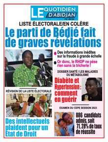 Le Quotidien d’Abidjan du 21/06/2023