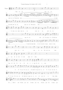 Partition ténor , partie [C3 clef], Cantiones Sacrae. Op.4, Schütz, Heinrich