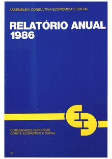 Assembleia Consultiva Económica e Social - RELATÓRIO ANUAL 1986