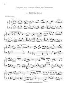 Partition , Petite fantaisie, Petite méthode d’orgue, Tournemire, Charles