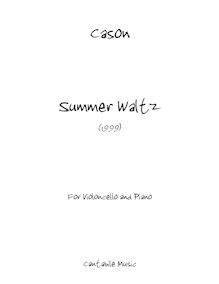 Partition complète et , partie, Summer Waltz (1999), D Major
