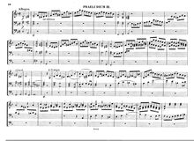Partition , partie III, Three préludes et fugues, Mendelssohn, Felix
