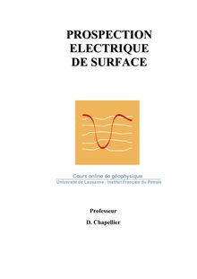 PROSPECTION ELECTRIQUE DE SURFACE