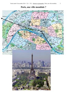 Paris, une ville mondiale ?