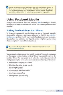 Aide à l utilisation de l application facebook sur portable