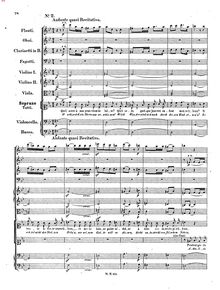 Partition , Chor: O seht, welch ein Stern uns erschienen, Musik zu Athalia von Racine für Chor und Orchester, Op.74