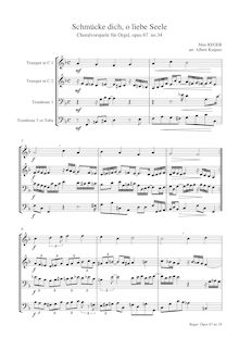 Partition complète, 52 choral préludes, Reger, Max