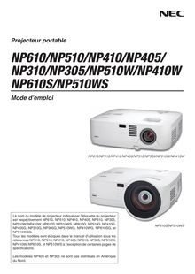 Notice Projecteur NEC  NP610S